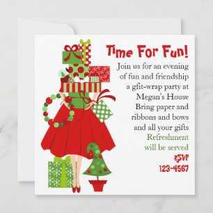 Impossible Gift Stack Invitation