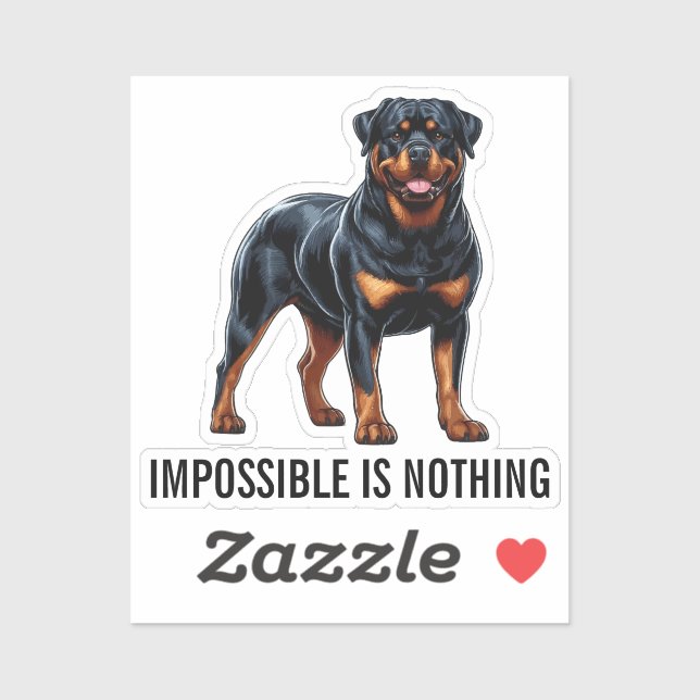 Impossible Is Nothing, Rottweiler (Sheet)