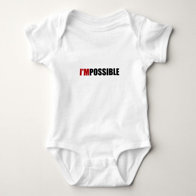 Impossible Possible Motivation Baby Bodysuit (Front)