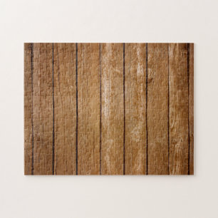 Impossible Puzzle - Rustic Wood Wall