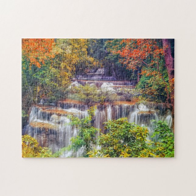 Impossible Puzzle - Waterfalls Autumn (Horizontal)