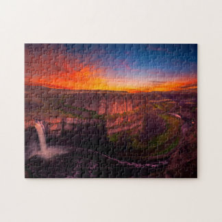 Impossible Puzzle - Waterfalls Sunset