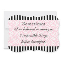 Impossible Things Black and Pink