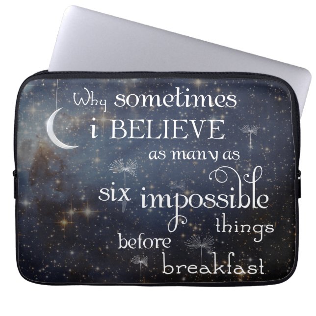 Impossible Things Stars Laptop Sleeve (Front)