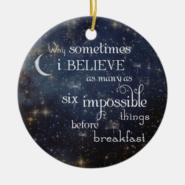 Impossible Things Stars Ornament (Front)