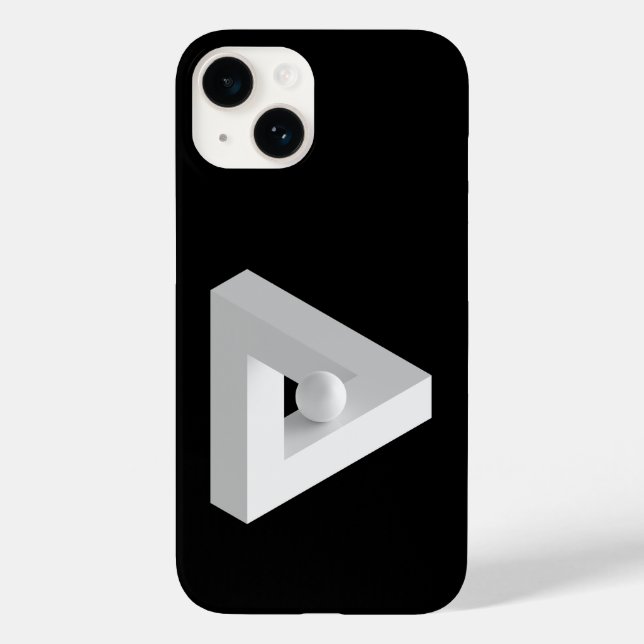 Impossible Triangle with a Sphere Case-Mate iPhone Case (Back)