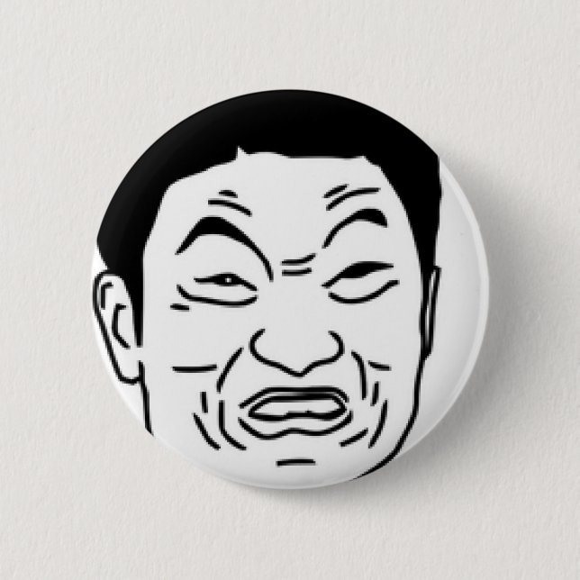 Impossibru!! Comic Face 6 Cm Round Badge (Front)