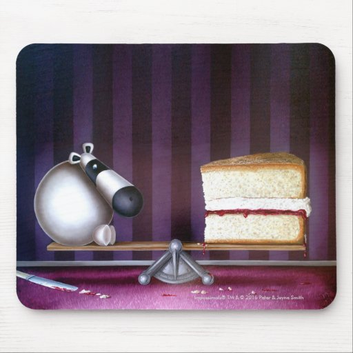 Image of Impossimal(c) - 'A Balanced Diet' Mouse Mat