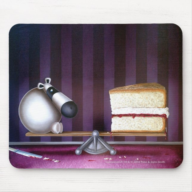 Impossimal© - 'A Balanced Diet' Mouse Mat (Front)