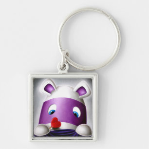 Impossimal© - 'I Love You Too!' Keychain
