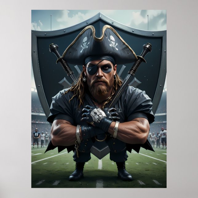 Impresión de Arte de Olas Retro Vibrantes - Diseño Poster (Front)