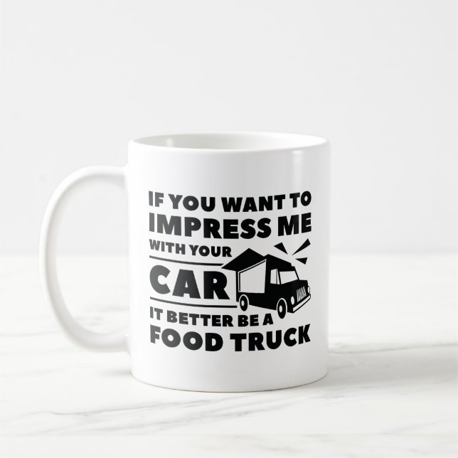 Impress Food Truck Coffee Mug (Left)