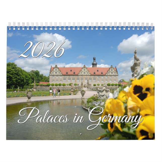Impressing Palaces in Germany 2026 Calendar (Cover)