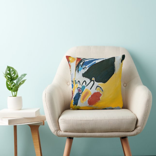 Impression III (Concert) by Wassily Kandinsky Cushion (Chair)