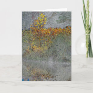 "Impression of Fall" Digitally Transformed Forest Card