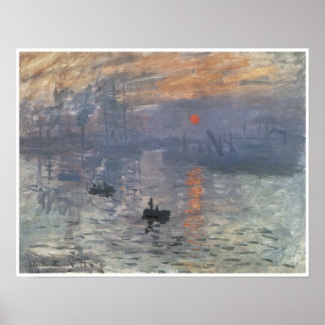 Impression-Sunrise, 1872 Poster (Front)