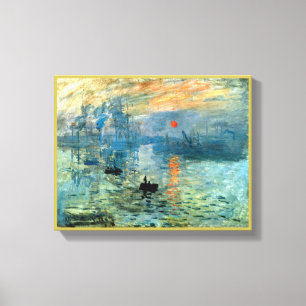 Impression Sunrise by Claude Monet Canvas Print