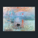 Impression, Sunrise by Claude Monet Postcard<br><div class="desc">Impression,  Sunrise by Claude Monet</div>