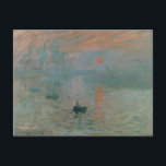Impression Sunrise by Claude Monet Postcard<br><div class="desc">Claude Monet - Masters of Art Series</div>
