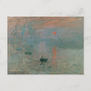 Impression Sunrise by Claude Monet Postcard