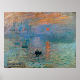 Impression Sunrise by Claude Monet Poster
