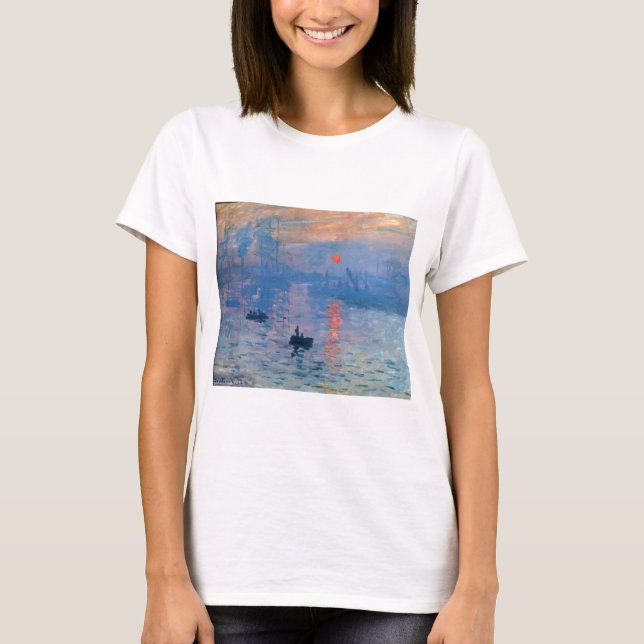 Impression, sunrise by Claude Monet T-Shirt (Front)