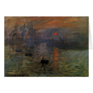 Impression Sunrise by Claude Monet, Vintage Art