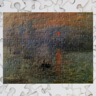 Impression Sunrise by Claude Monet, Vintage Art Jigsaw Puzzle