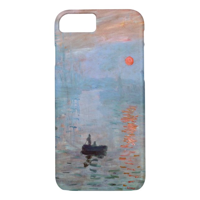 Impression, Sunrise, Claude Monet, 1872 Case-Mate iPhone Case (Back)