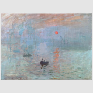 Impression, Sunrise, Claude Monet, 1872 Tissue Paper