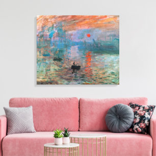 Impression, Sunrise Claude Monet Canvas Print