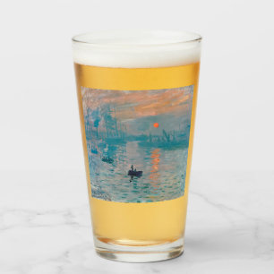 Impression Sunrise Claude Monet Glass