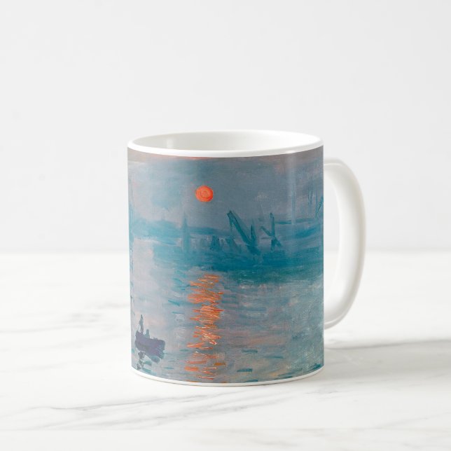 Impression Sunrise claude monet impressionist Coffee Mug (Front Right)