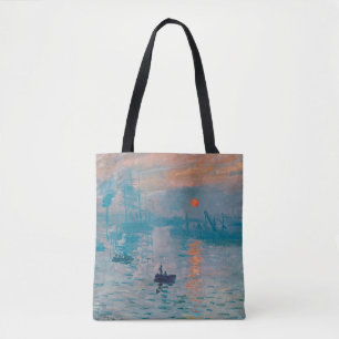 Impression Sunrise claude monet impressionist Tote Bag