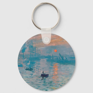 Impression Sunrise Claude Monet  Key Ring