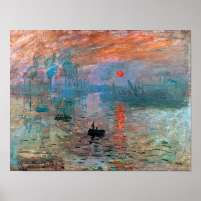 Impression, Sunrise | Claude Monet | Poster (Front)