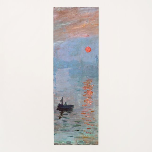 Impression, Sunrise, Claude Monet Yoga Mat (Front)
