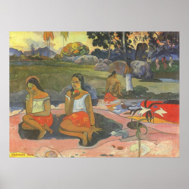 Impressionism by Gauguin, Delightful Drowsiness Poster (Front)