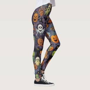 Impressionism Melting Ghost Design Leggings