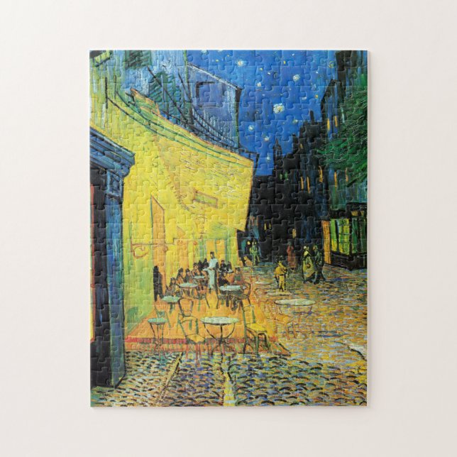 Impressionism Vincent Van Gogh Cafe Terrace at Nig Jigsaw Puzzle (Vertical)
