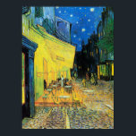 Impressionism Vincent Van Gogh Cafe Terrace at Nig Poster<br><div class="desc">This Impressionism Vincent Van Gogh Cafe Terrace at Night Famous Visual Arts Design reflects the essence of the artist and the time period created in. Perfect for art enthusiast of all ages, our Impressionism Vincent Van Gogh Cafe Terrace at Night Famous Visual Arts Design is sure to add some creativity...</div>