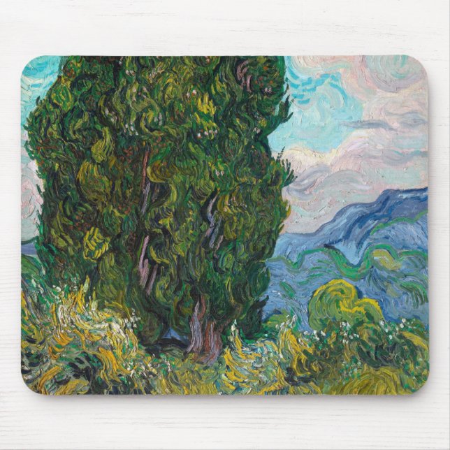 Impressionism Vincent Van Gogh Famous Visual Arts Mouse Mat (Front)