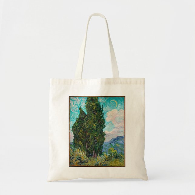 Impressionism Vincent Van Gogh Famous Visual Arts Tote Bag (Front)