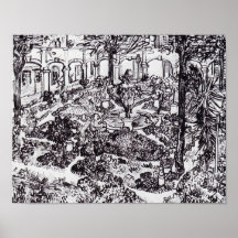 Impressionism Vincent Van Gogh Garten des Hospital