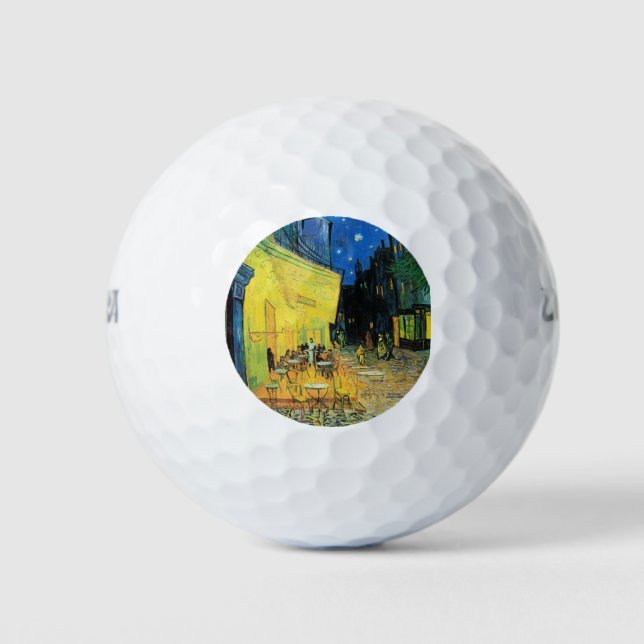 Impressionism Vincent Van Gogh Self Portrait Famou Golf Balls (Front)