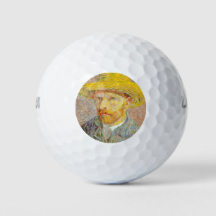 Impressionism Vincent Van Gogh Self Portrait with Golf Balls