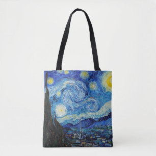 Impressionism Vincent Van Gogh Starry Starry Night Tote Bag