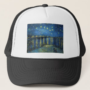 Impressionism Vincent Van Gogh Starry Starry Night Trucker Hat