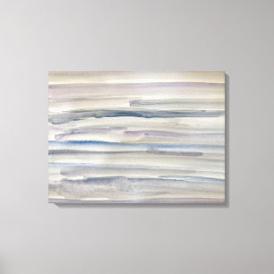 Impressionist Abstract Stripe Painting Canvas Print