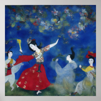 Impressionist An Ancient Chinese Sword Dance Poster